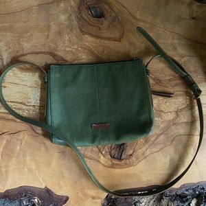 Fossil Green Faux Leather Purse